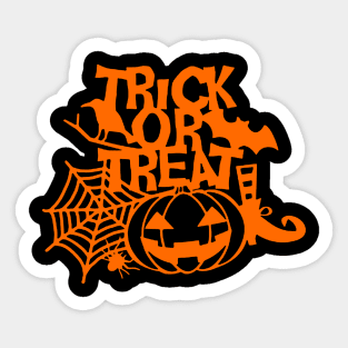 Trick or Treat - Halloween Sticker